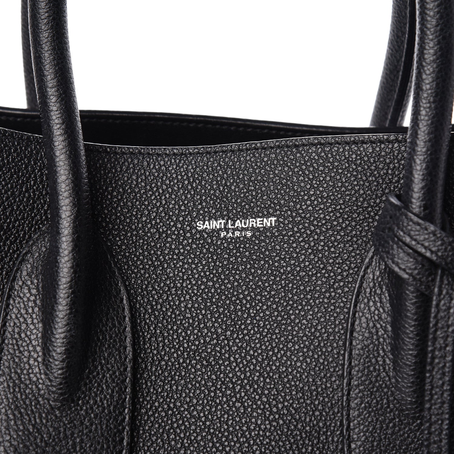 Saint Laurent Grained Calfskin Small Sac De Jour Black 8 of 11