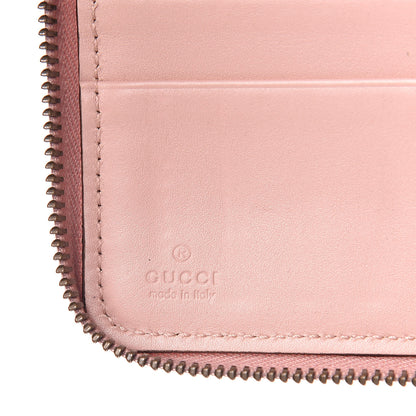 Gucci Calfskin Matelasse GG Marmont Zip Around Organizer Wallet Perfect Pink 6 of 7