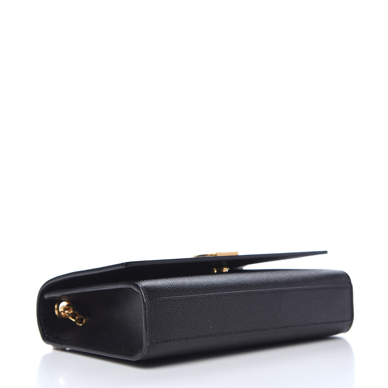 Saint Laurent Grain De Poudre Small Monogram Kate Satchel Black 4 of 8