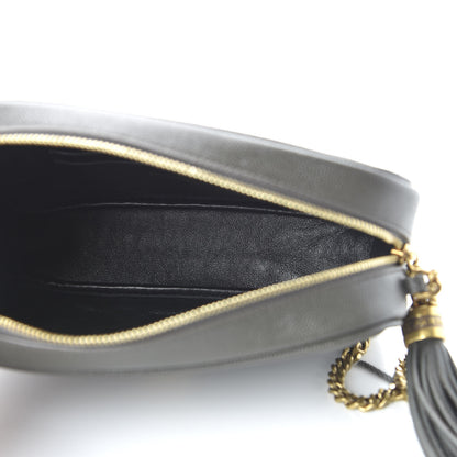 Saint Laurent Grain De Poudre Matelasse Monogram Mini Lou Camera Bag Pebble 5 of 11