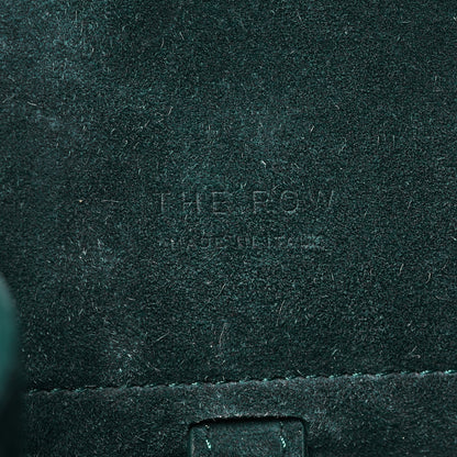 The Row Suede Soft Margaux 10 Bag Teal Green 6 of 13
