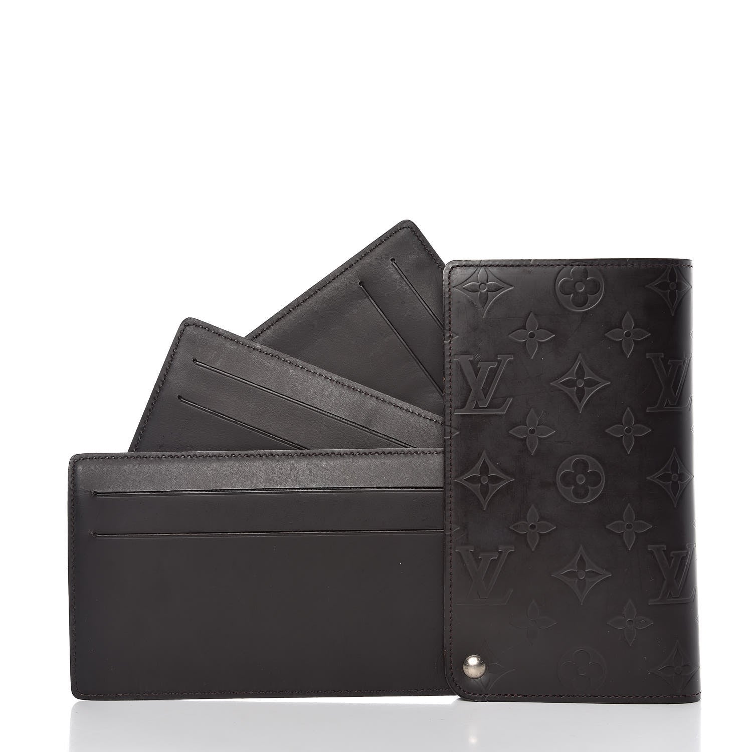 Louis Vuitton Monogram Glace Whist Wallet Cafe Brown 6 of 8