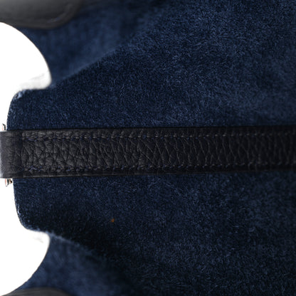 Hermes Taurillon Clemence Picotin Lock 18 PM Bleu Nuit 7 of 12