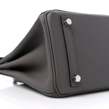 Hermes Togo Birkin 25 Etain 8 of 10