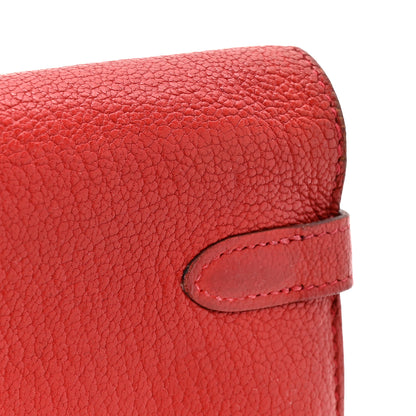 Hermes Chevre Mysore Kelly Longue Wallet Coq De Roche 12 of 13