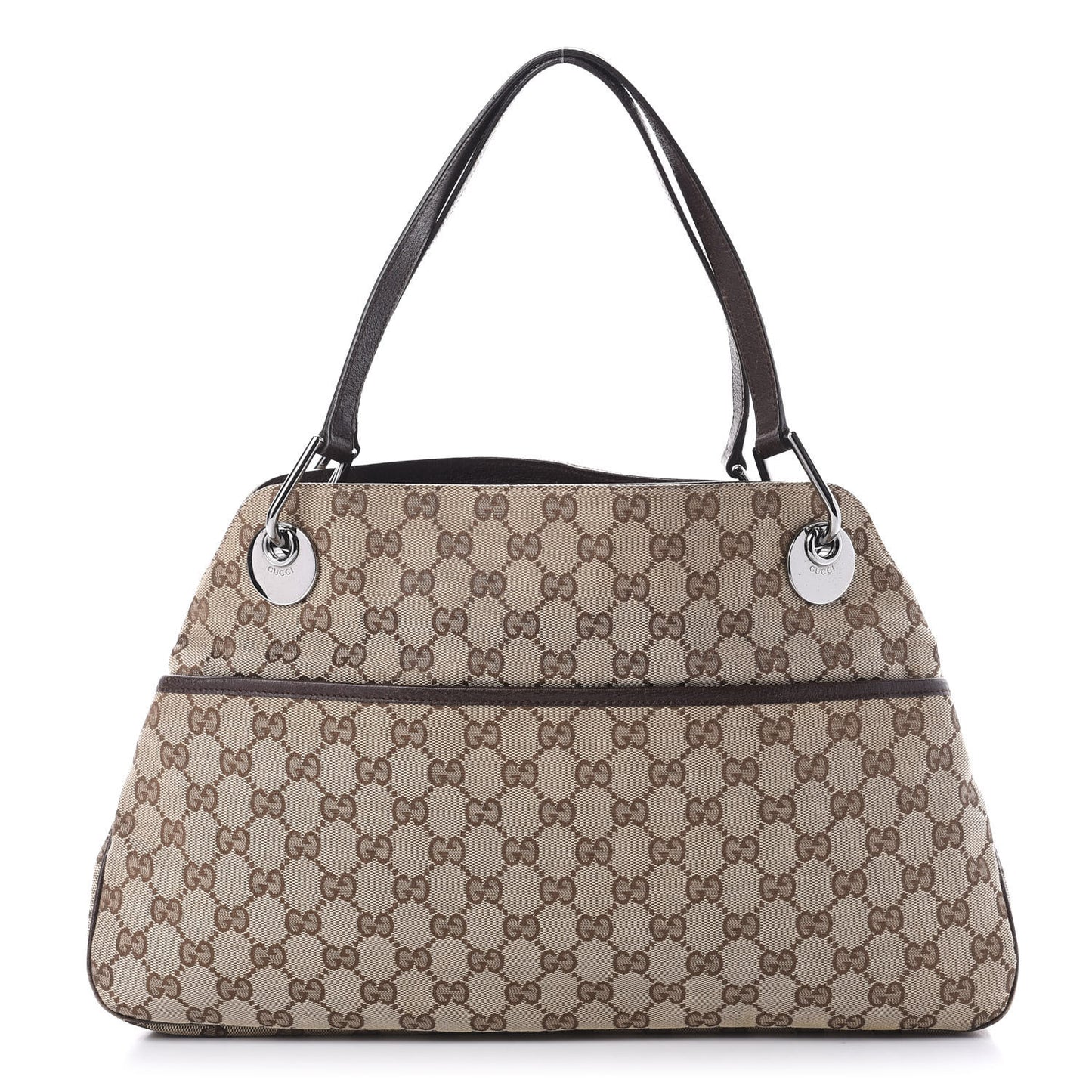 Monogram Medium Eclipse Shoulder Bag Dark Brown