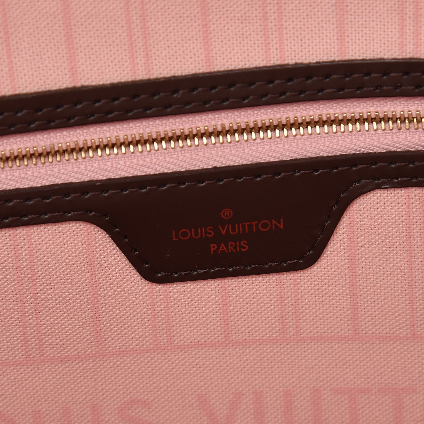 Damier Ebene Neo Neverfull MM Rose Ballerine
