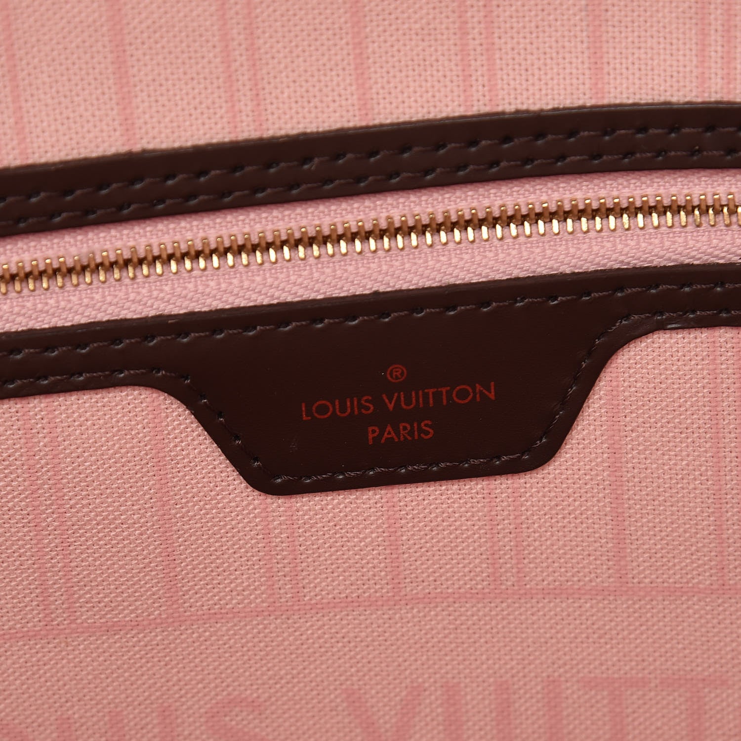 Louis Vuitton Damier Ebene Neo Neverfull MM Rose Ballerine 8 of 15