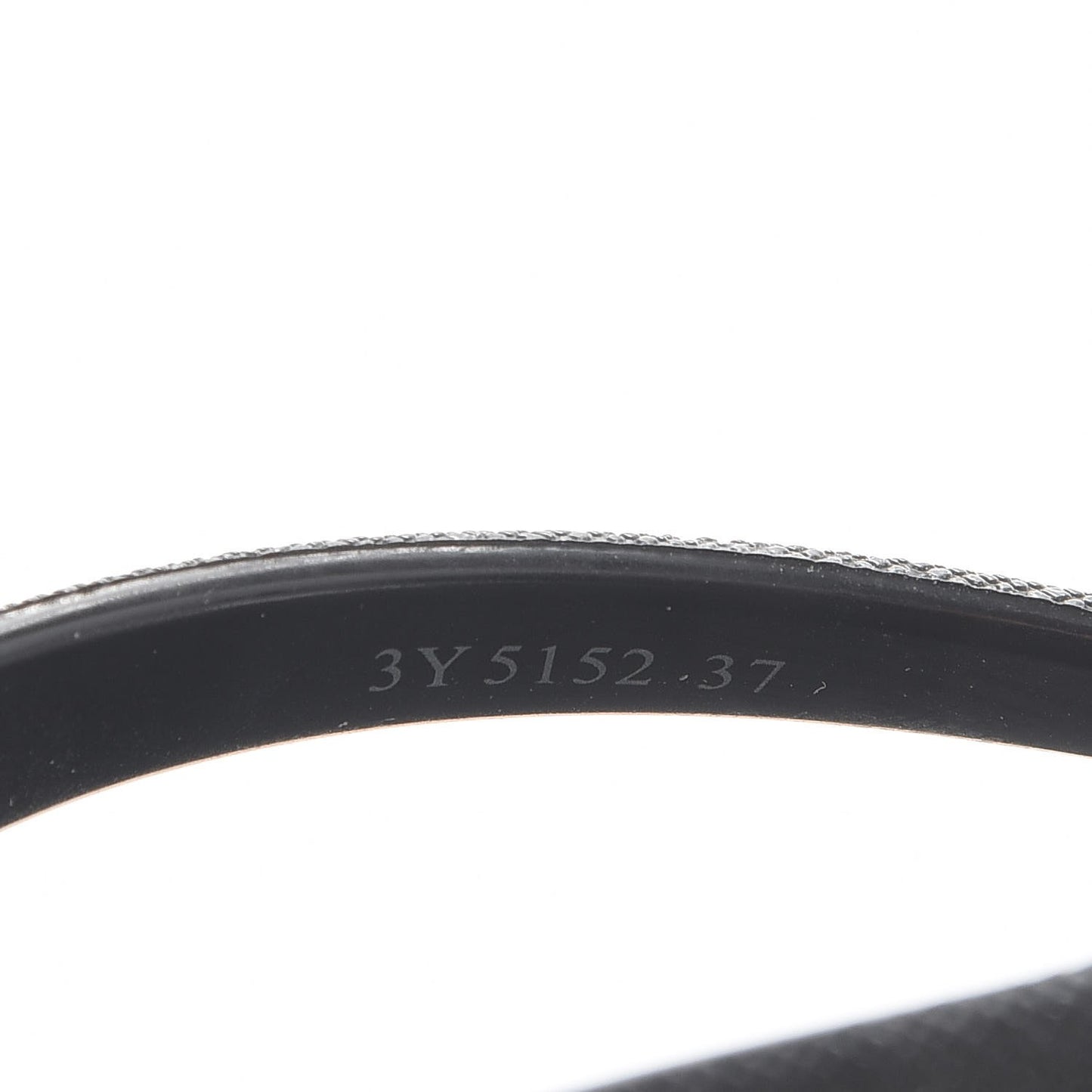 Saffiano Sport Thong Sandals 37 Black