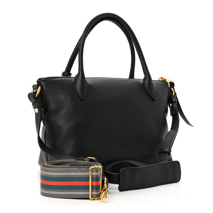 Prada Vitello Daino Bag Black 3 of 10