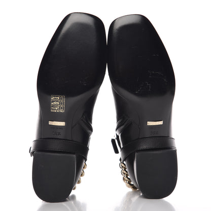 Gucci Malaga Kid Calfskin Soho Boots 36.5 Black 5 of 10