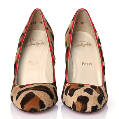 Christian Louboutin Pony Hair Leopard Print Miss Allen 100 Pumps 38 2 of 10