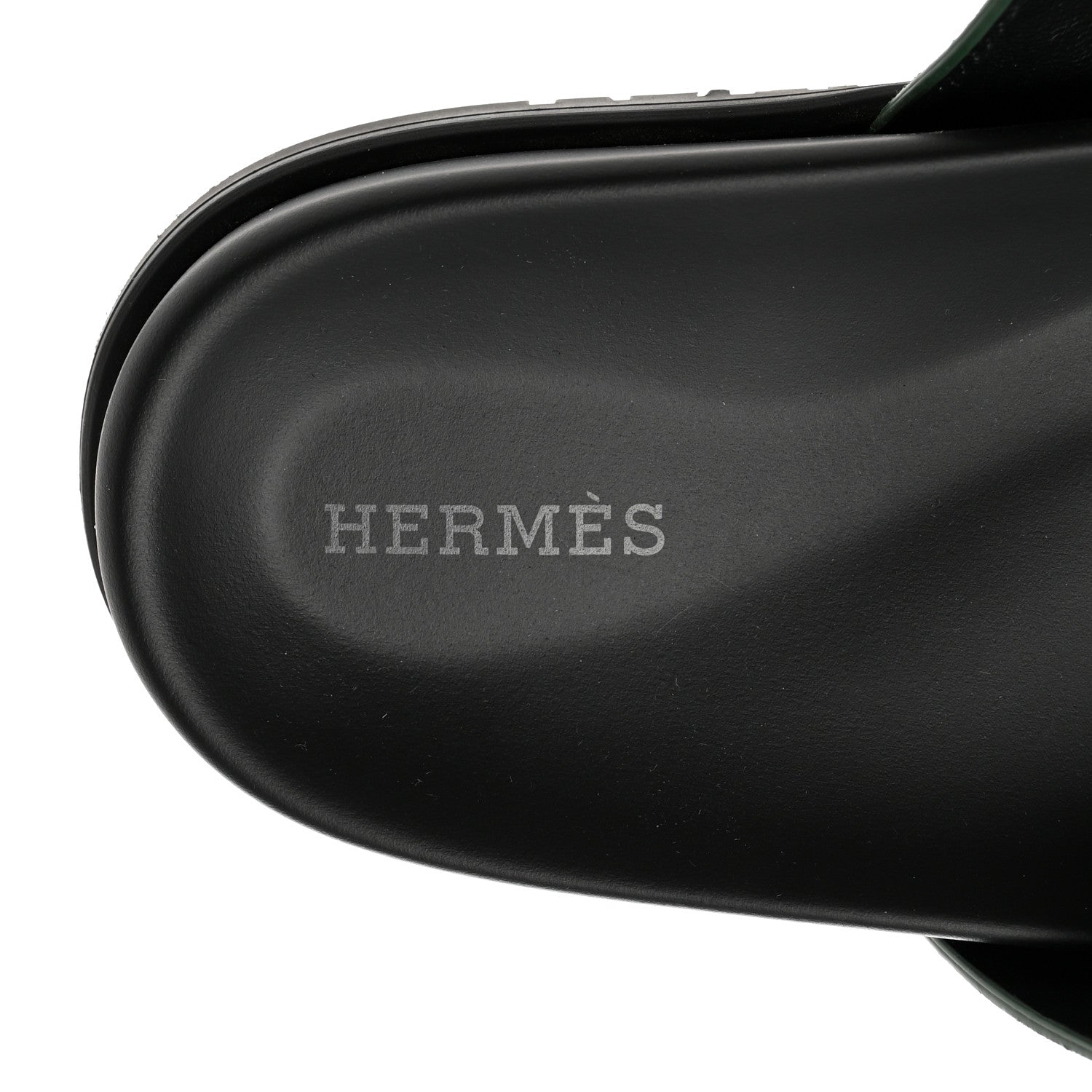 Hermes Suede Goatskin Womens Chypre Sandals 40.5 Vert Electrique 6 of 8