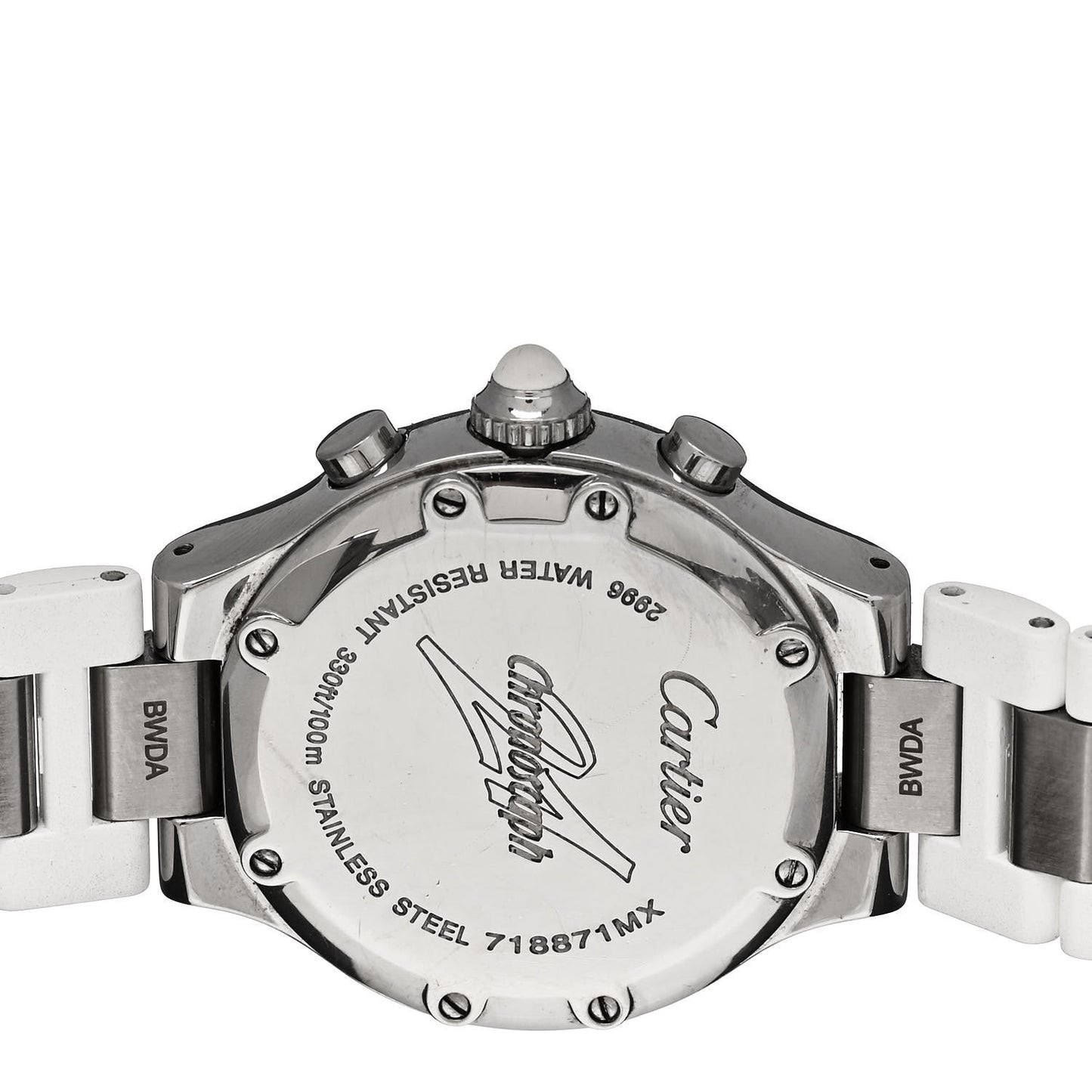 Stainless Steel Rubber 32mm Must 21 Chronoscaph Quartz Watch