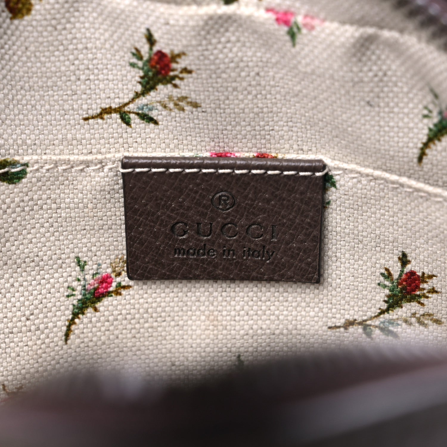 Gucci GG Supreme Monogram Web Neo Vintage Shoulder Bag Beige New Acero Crop 6 of 10
