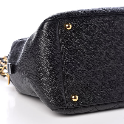 Chanel Caviar Quilted Petit Timeless Tote PTT Black 5 of 10
