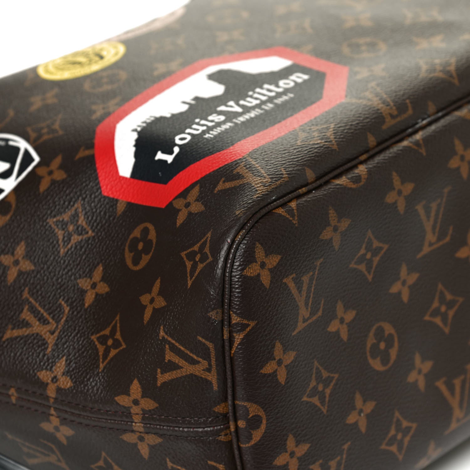 Louis Vuitton Monogram World Tour Neverfull MM 12 of 12