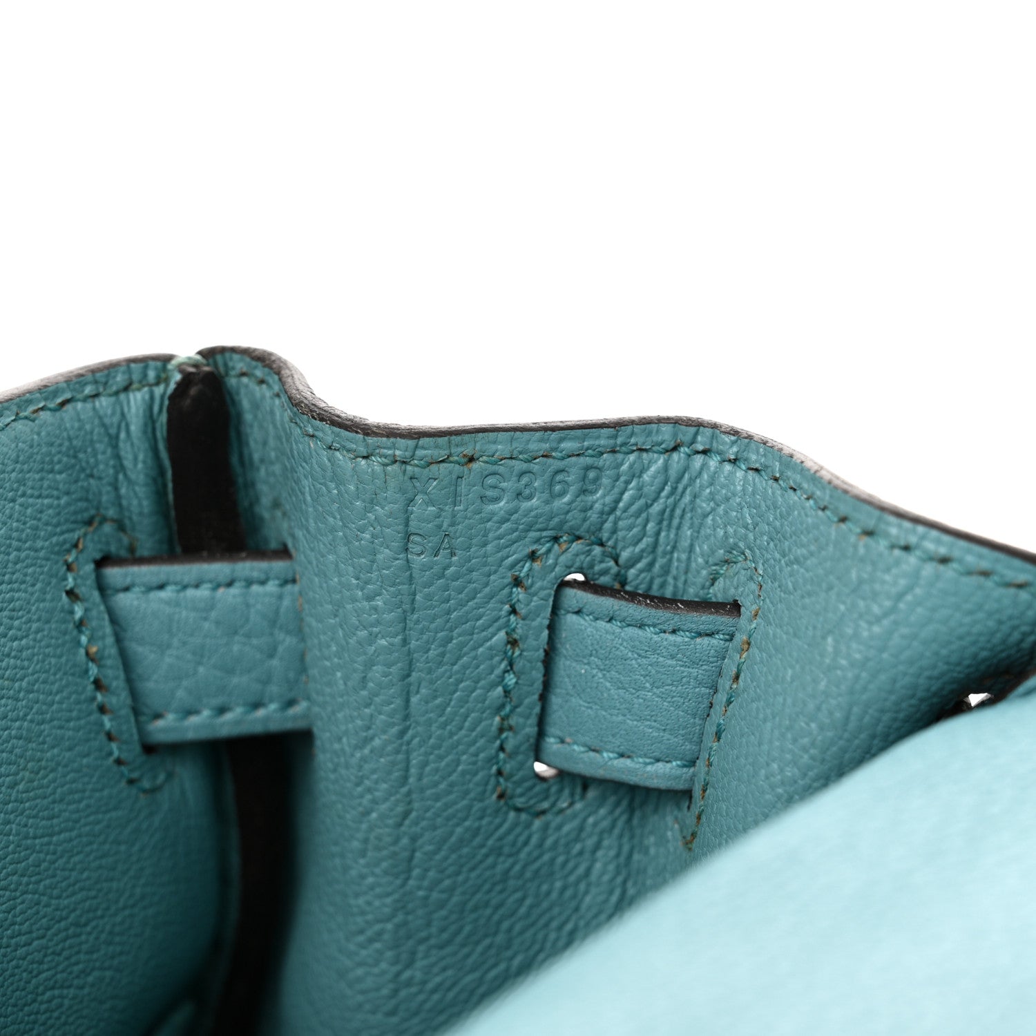 Hermes Taurillon Clemence Kelly Retourne 28 Bleu Atoll 8 of 11