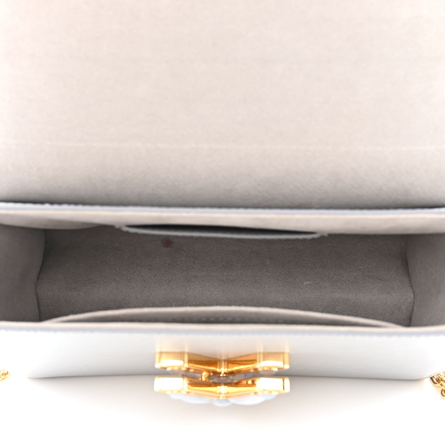 Louis Vuitton Epi Moonstone Twist Shoulder Bag MM Grey 6 of 12