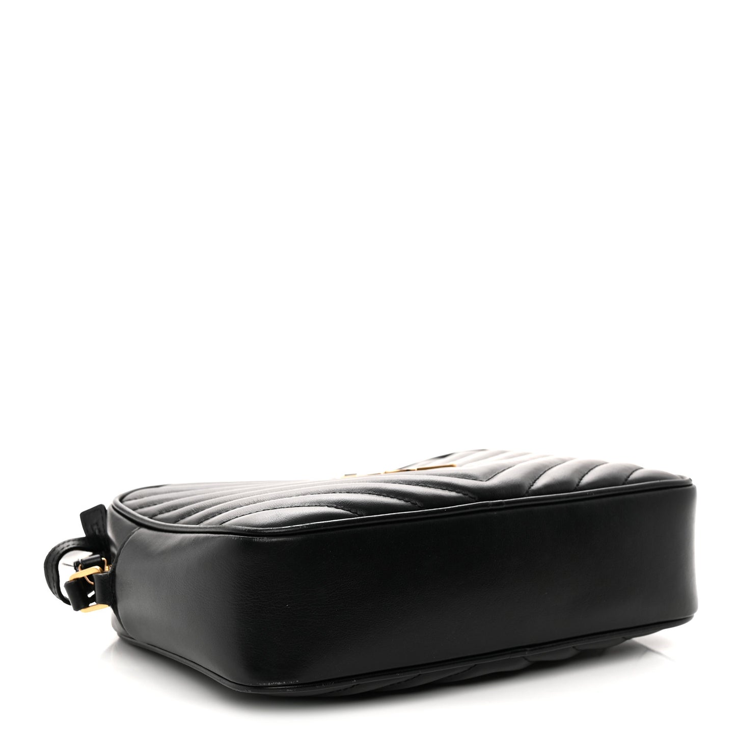 Calfskin Matelasse Monogram Lou Camera Bag Black