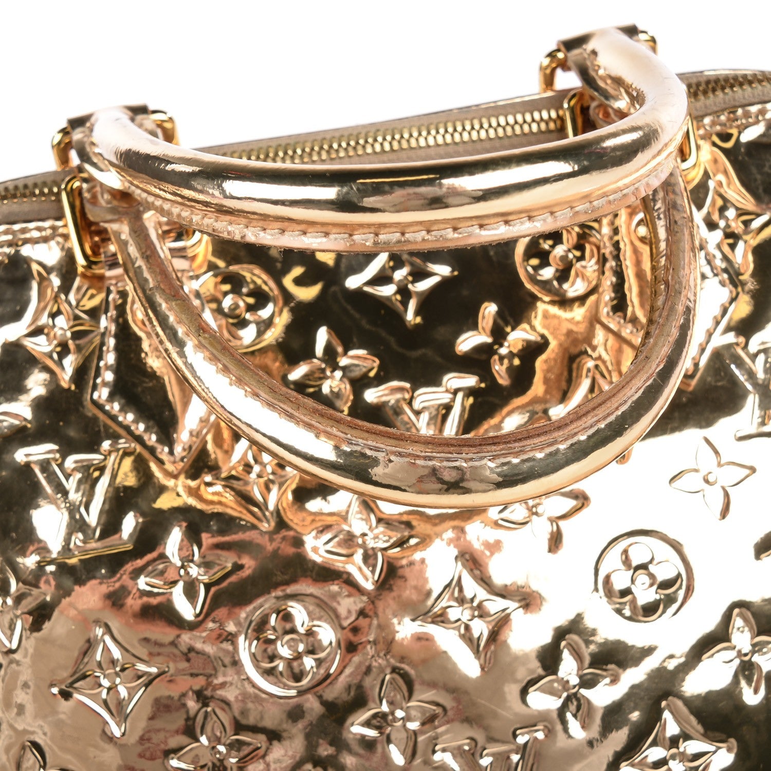 Louis Vuitton Monogram Miroir Alma MM Gold 10 of 11