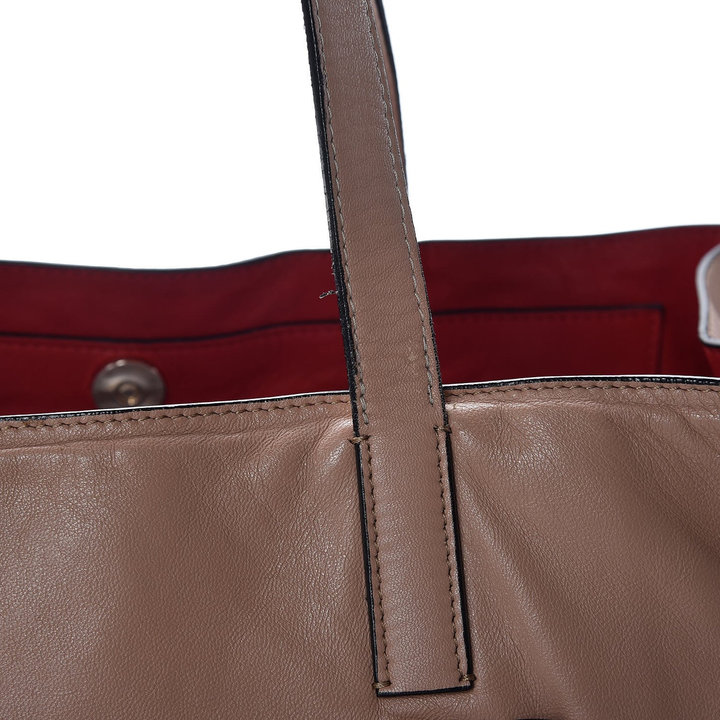 Nappa Medium Rockstud Soft Tote Soft Noisette