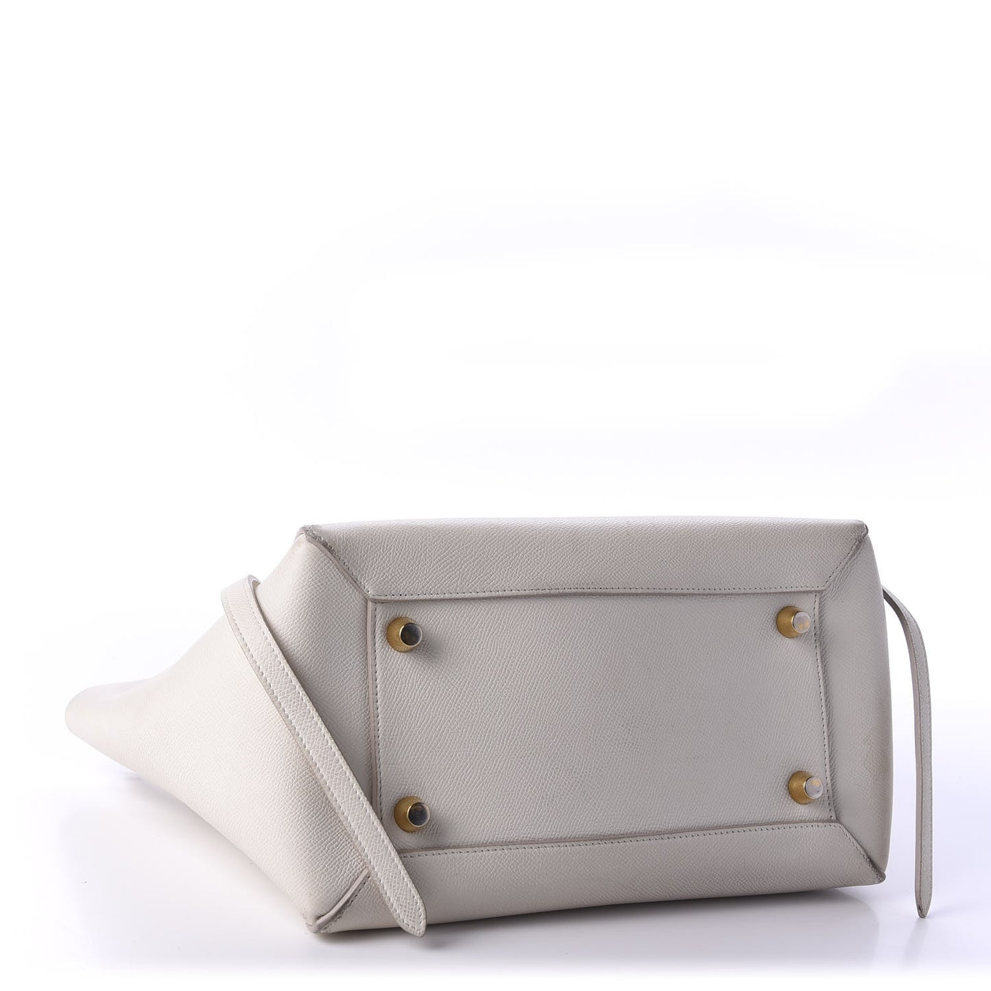 Grained Calfskin Mini Belt Bag White