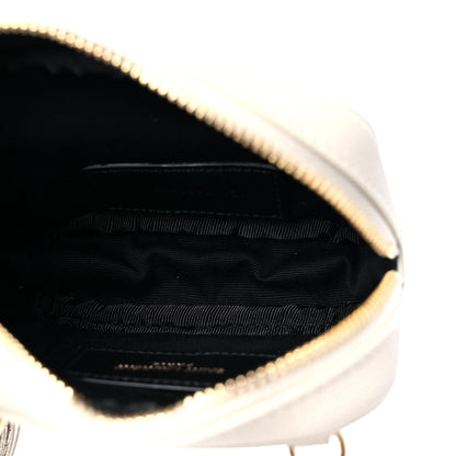 Saint Laurent Grain De Poudre Matelasse Monogram Baby Lou Camera Bag Crema Soft 5 of 9