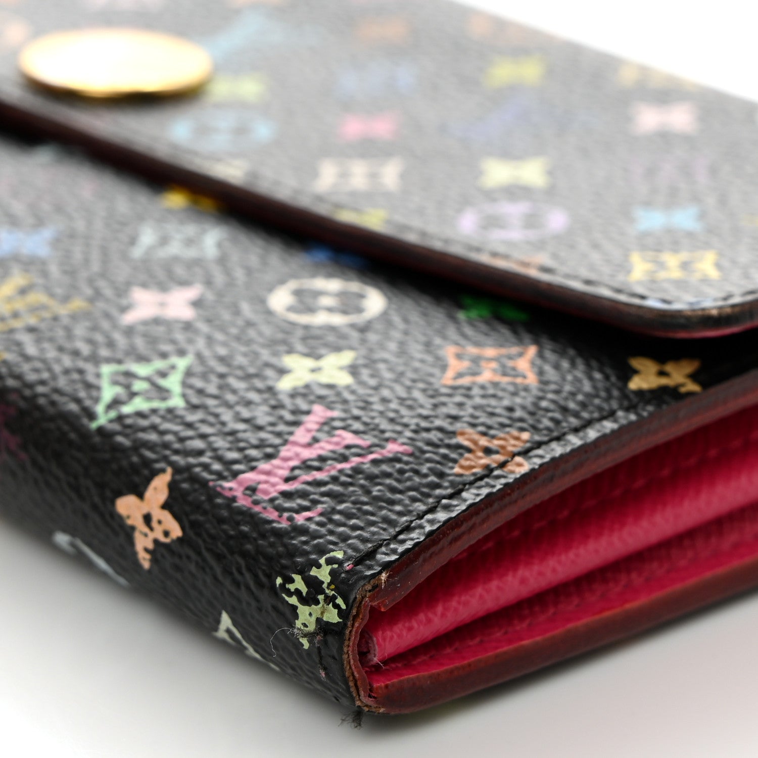 Louis Vuitton Monogram Multicolor Sarah Wallet Black Grenade 11 of 15