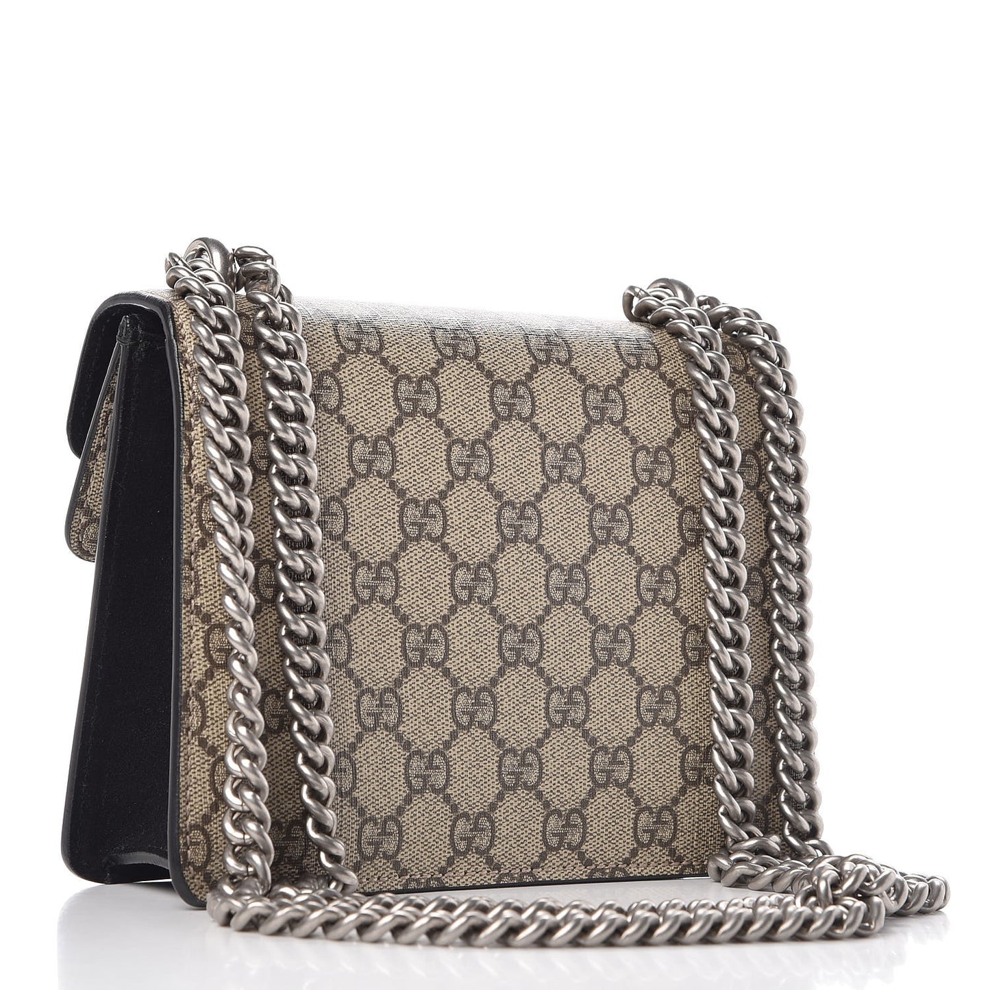 GG Supreme Monogram Mini Dionysus Shoulder Bag Black