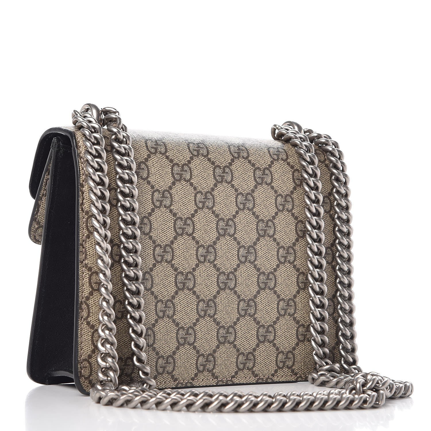 Gucci GG Supreme Monogram Mini Dionysus Shoulder Bag Black 4 of 11