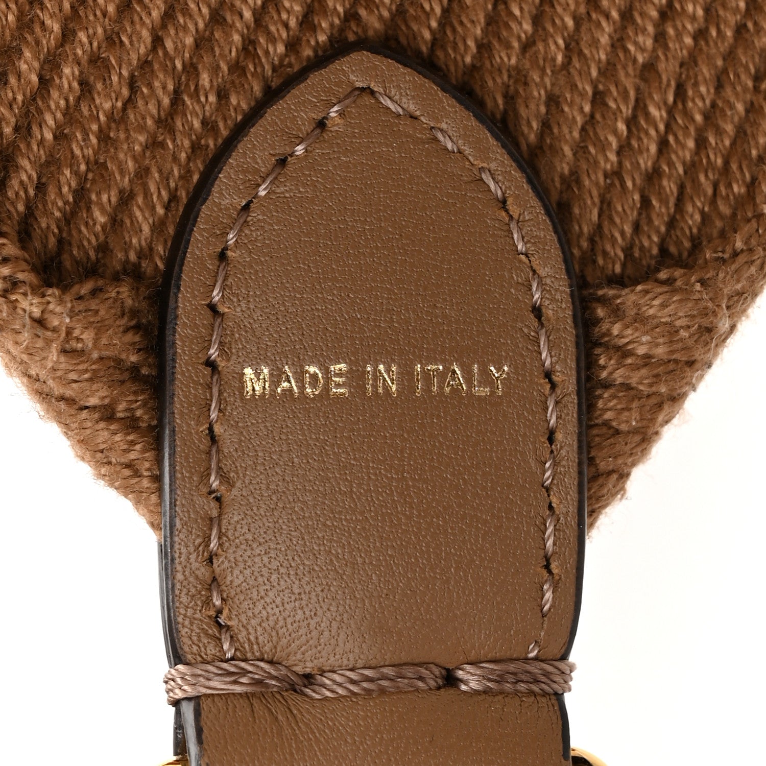 Fendi Vitello Seta Glazed Fabric FF 1974 Medium Peekaboo X-Lite Sand Mogano Panna 7 of 11