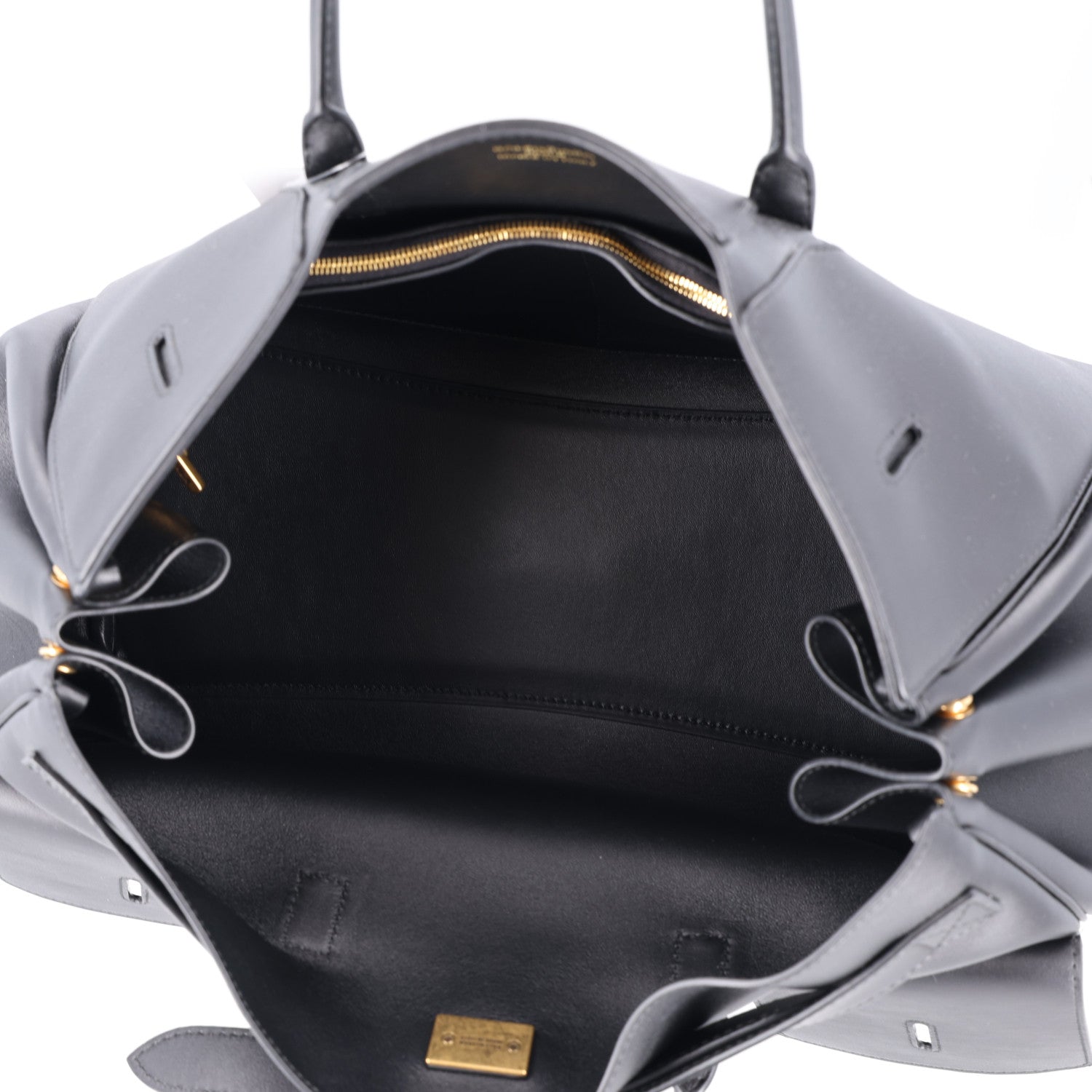 Balenciaga Smooth Calfskin Medium Bel Air Carry All Bag Black 5 of 10
