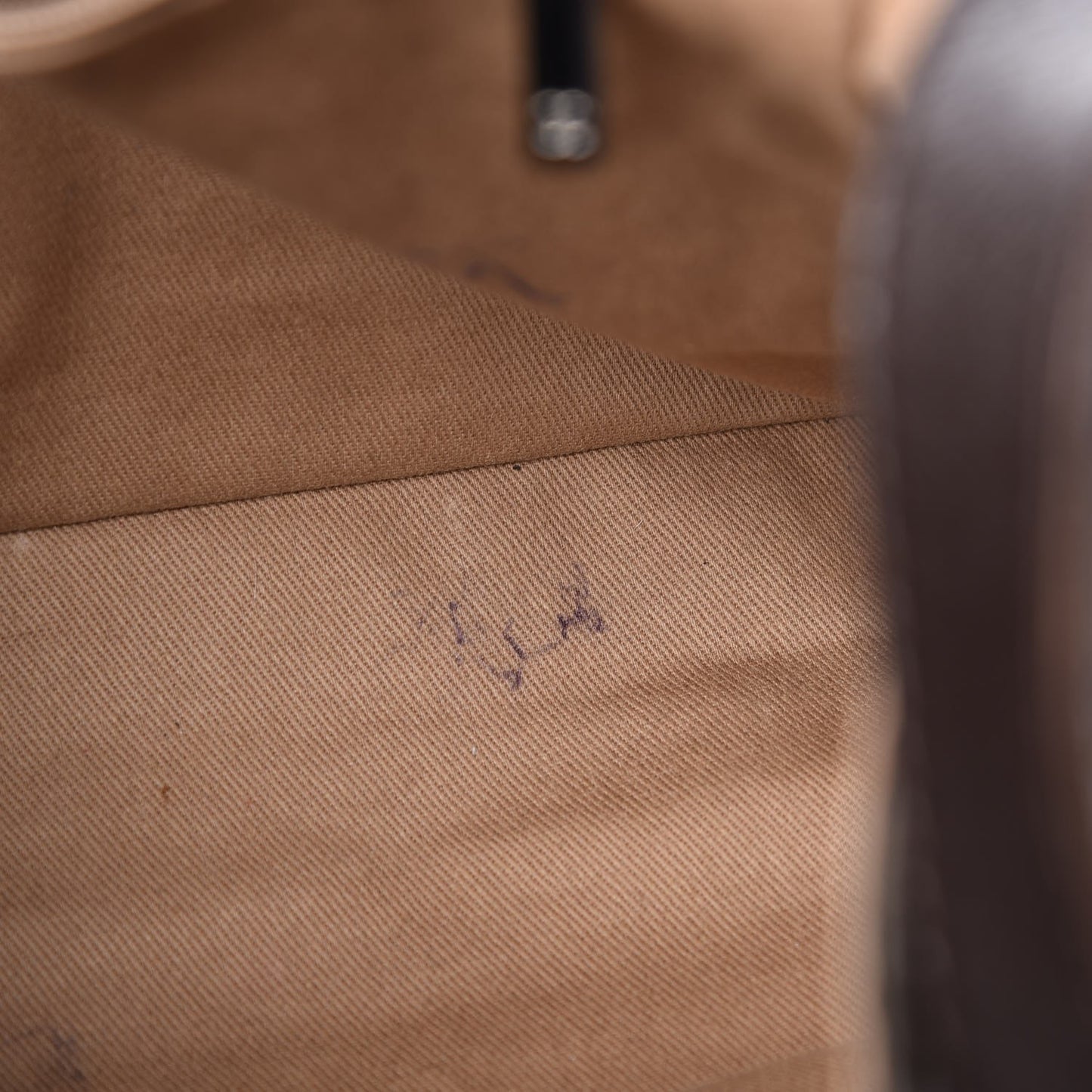 Lambskin Stitched Messenger Bag Brown