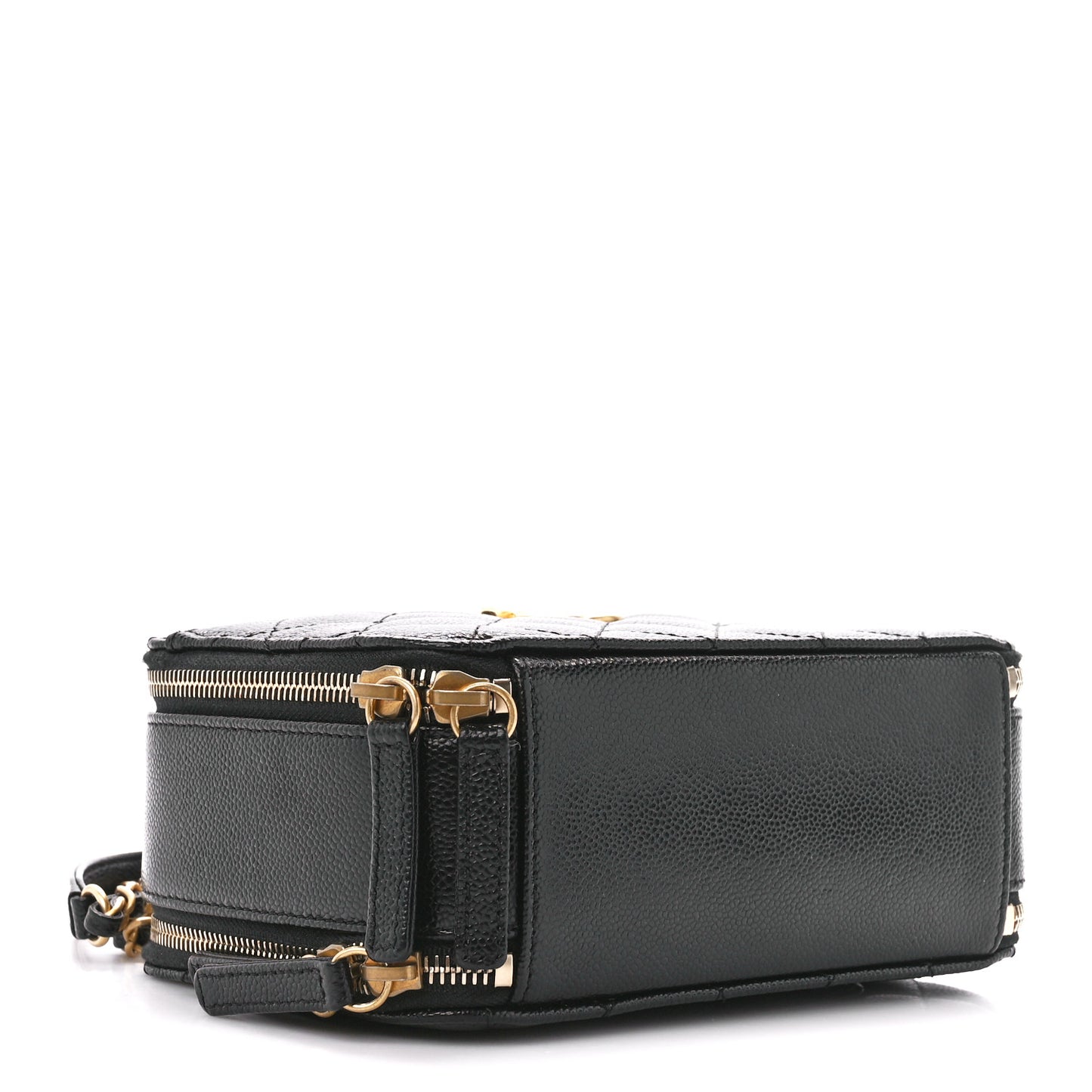 Caviar Quilted Small Pick Me Up Vanity Case Black