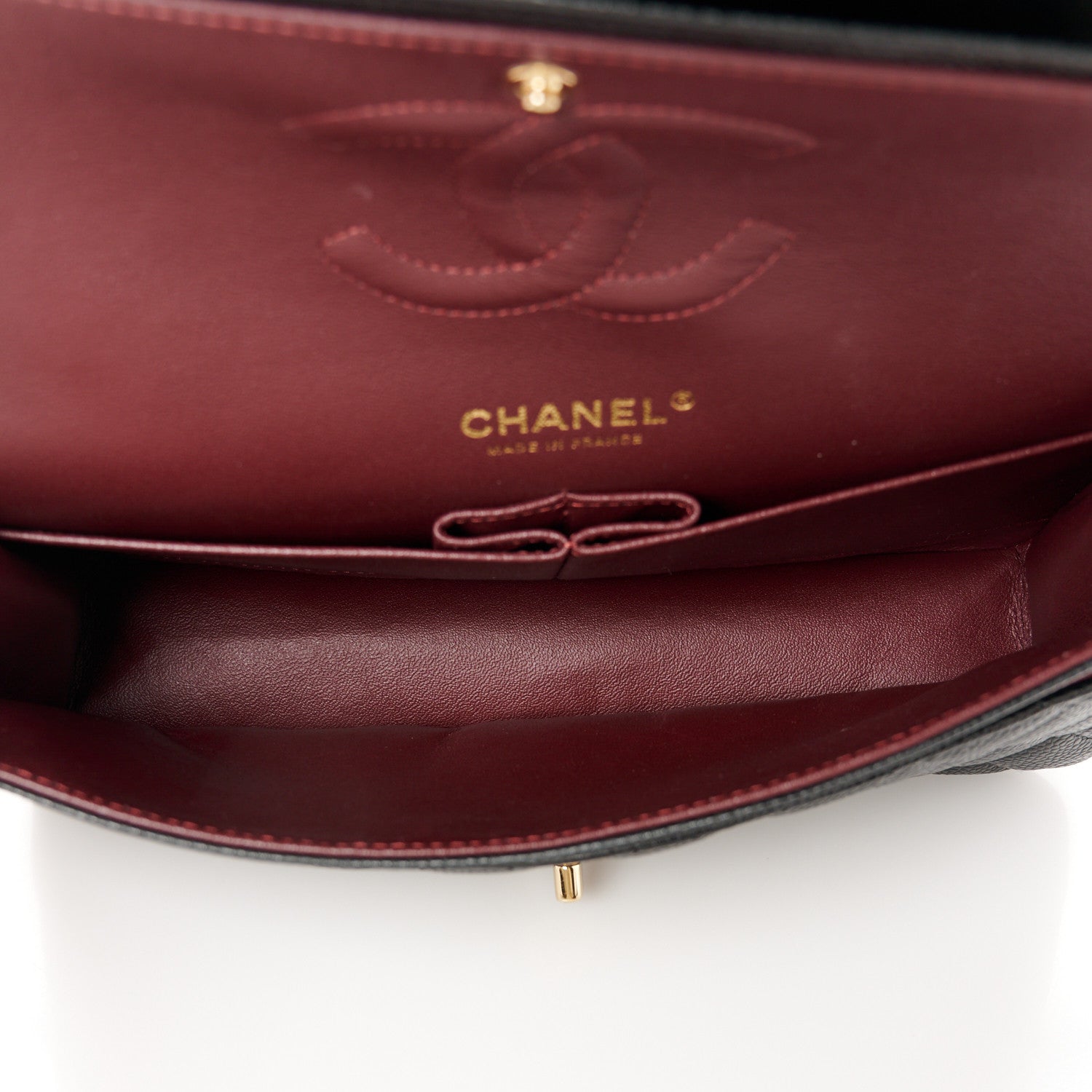 Chanel Caviar Quilted Medium Double Flap Black 5 of 12