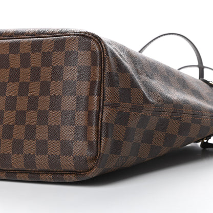 Louis Vuitton Damier Ebene Neo Neverfull MM Rose Ballerine 10 of 13