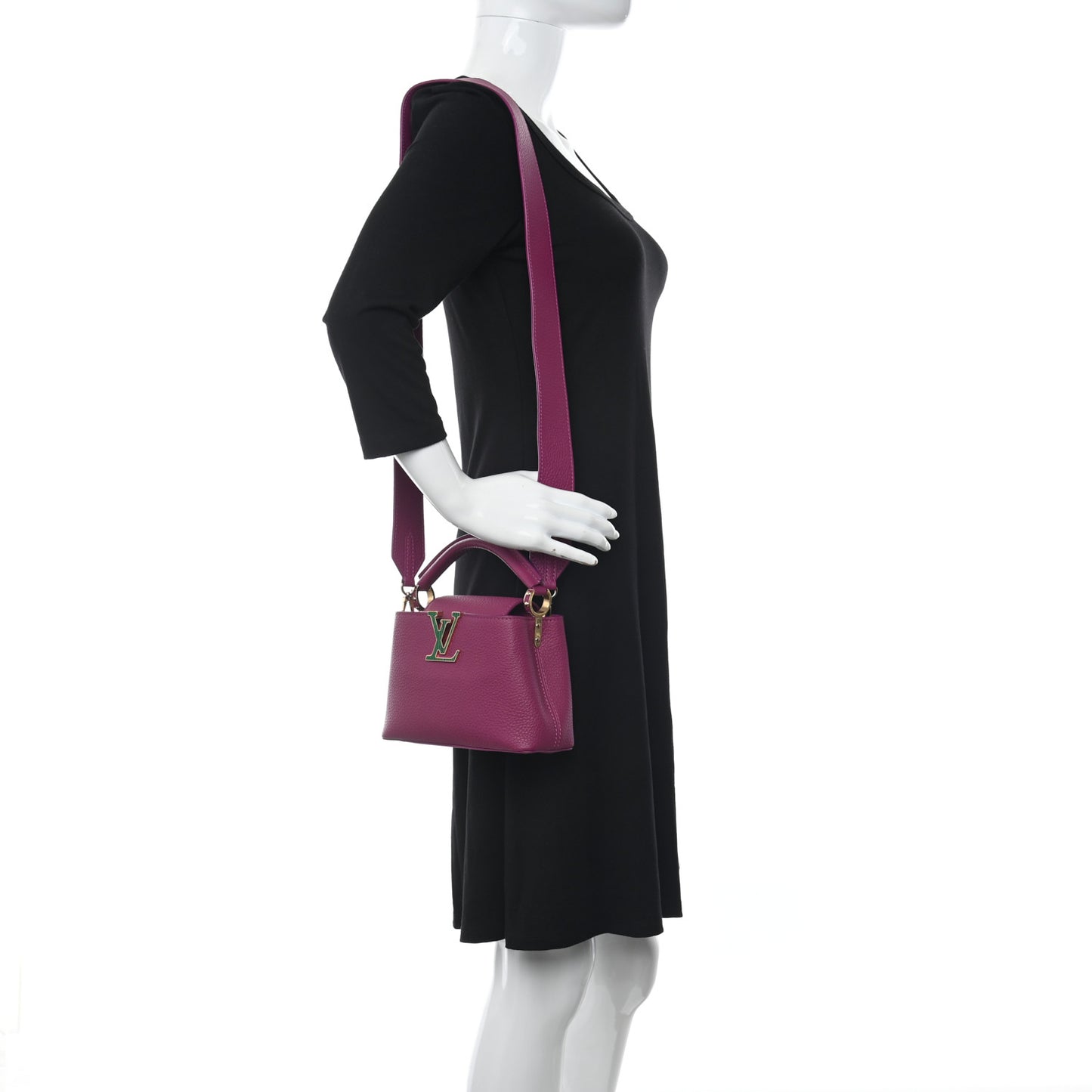 Taurillon Mini Capucines Purple