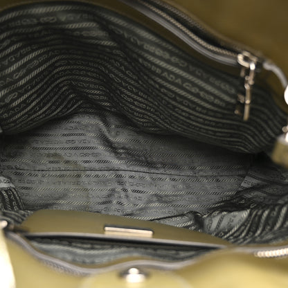 Prada Saffiano Vernice Shopping Tote Militare 5 of 21