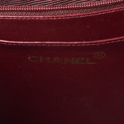 Chanel Lambskin Quilted XL Jumbo Single Flap Black 9 of 10