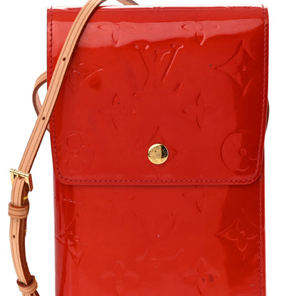 Louis Vuitton Vernis Walker Wallet Red 7 of 12