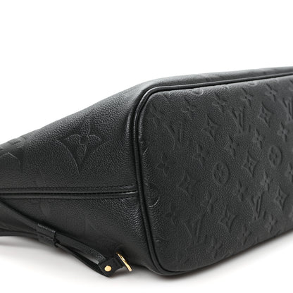 Louis Vuitton Empreinte Monogram Giant Neverfull MM Black 9 of 10