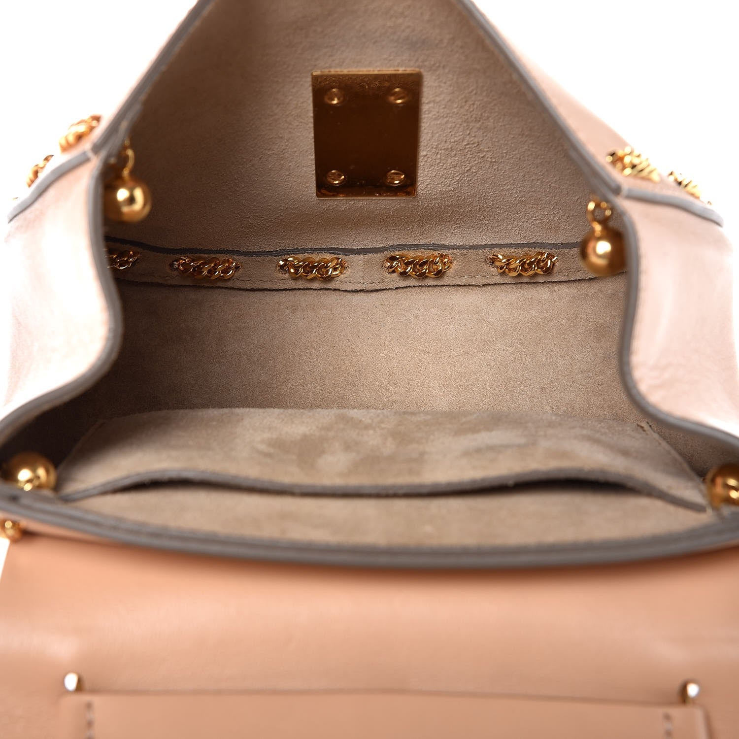 Chloe Calfskin Mini Drew Chain Shoulder Bag Blush Nude 5 of 8