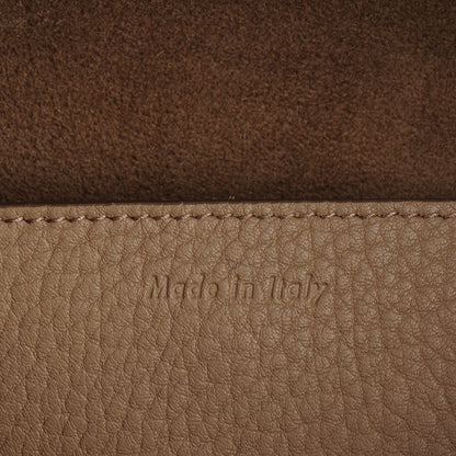 Celine Crisped Calfskin Suede Medium Zipped Hobo Dune 6 of 7