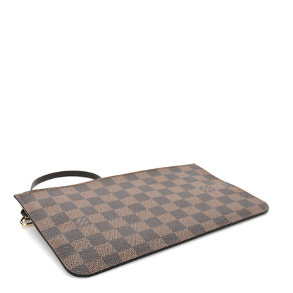Louis Vuitton Damier Ebene Neverfull MM GM Pochette Rose Ballerine 4 of 6