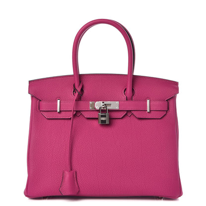Hermes Togo Birkin 30 Rose Pourpre 1 of 8