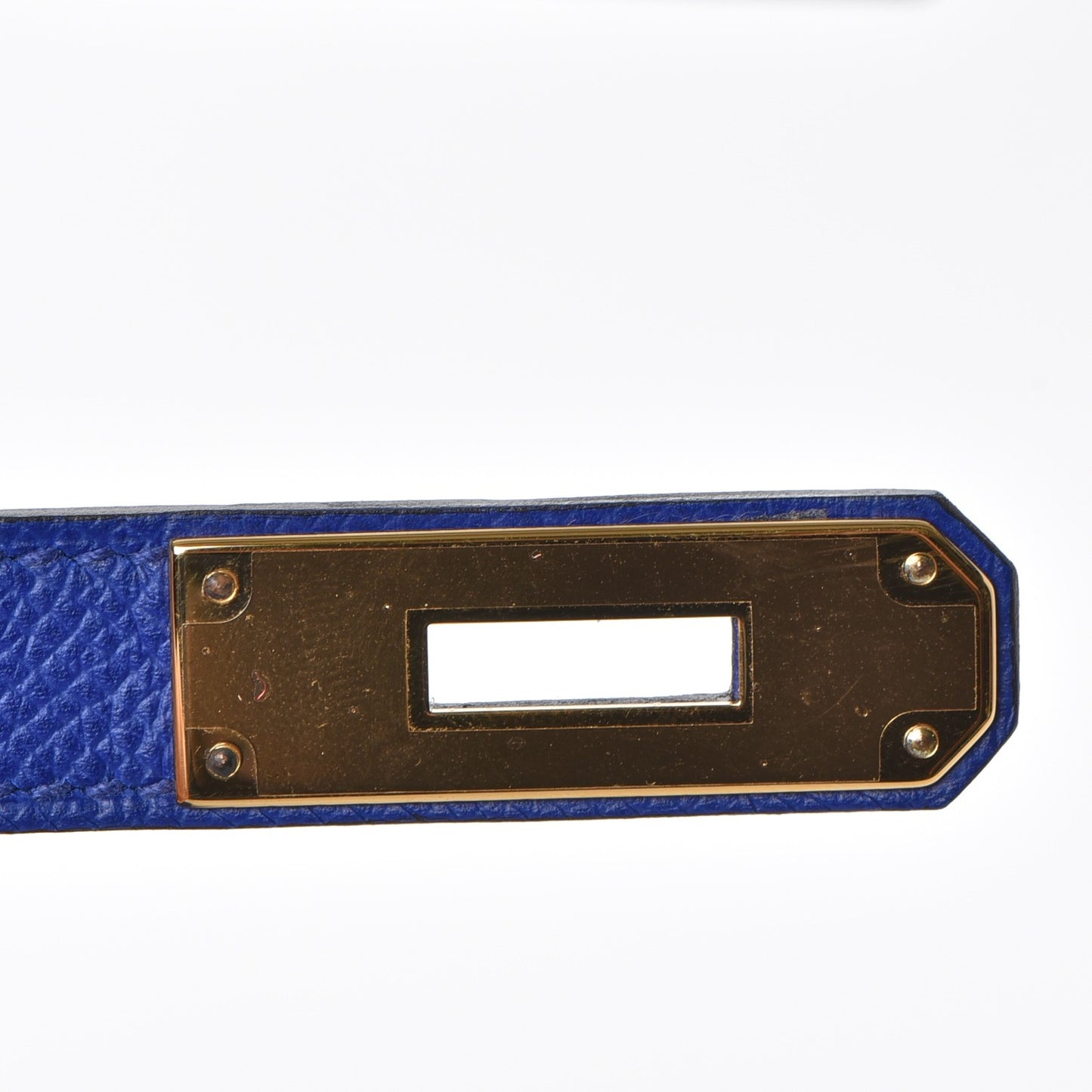 Epsom Birkin 35 Bleu Electrique