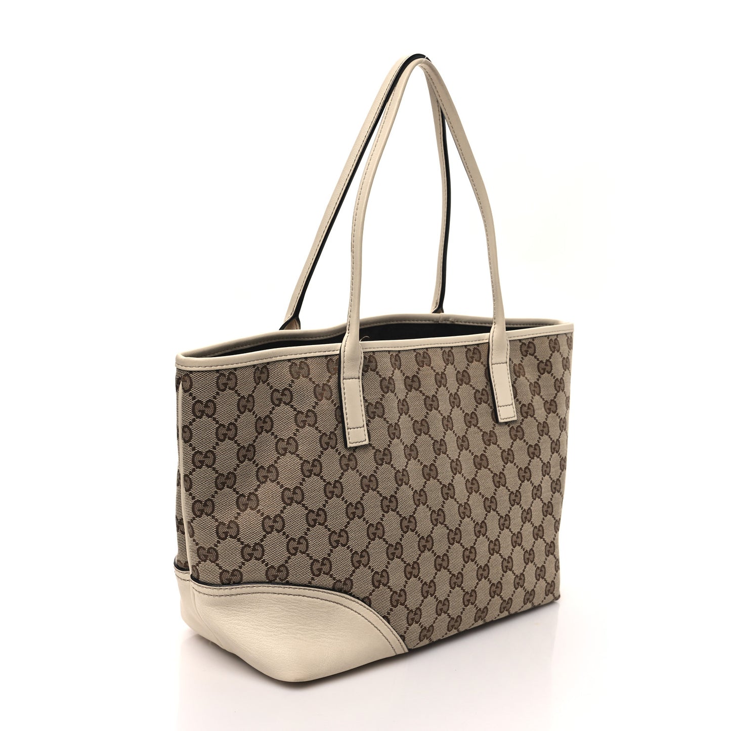Monogram Medium New Britt Tote Off White