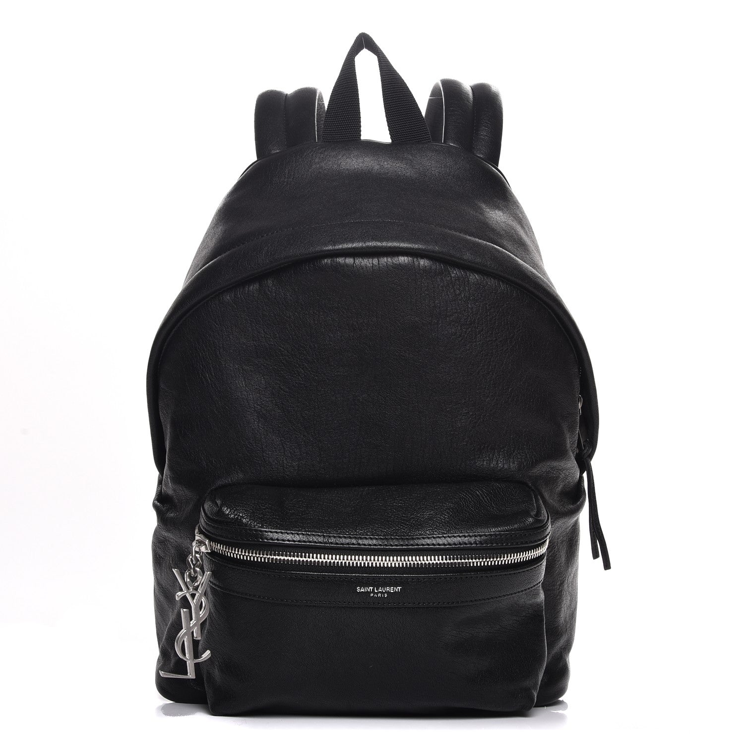 Saint Laurent Lambskin Mini City Backpack Black 1 of 7
