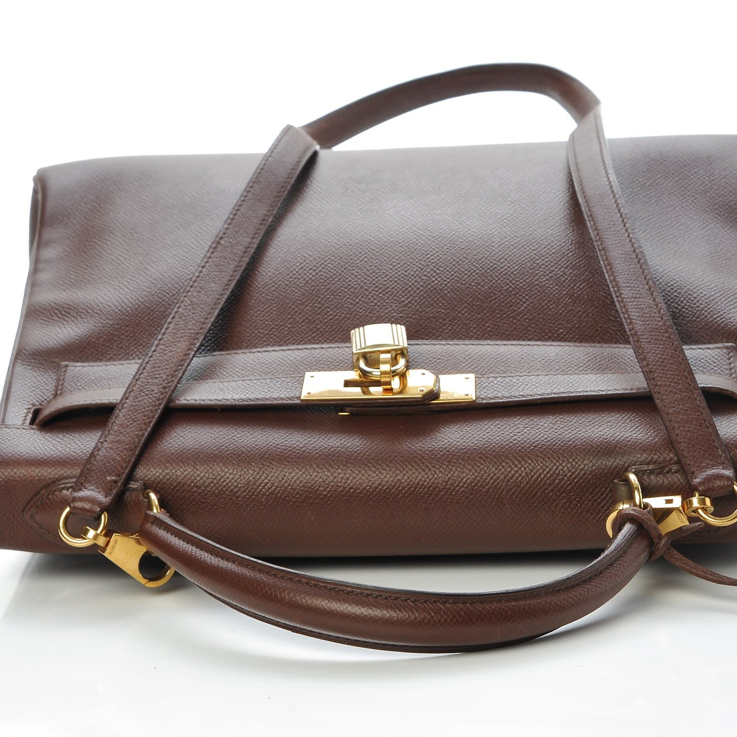 Hermes Courchevel Kelly Retourne 32 Chocolate 31 of 44